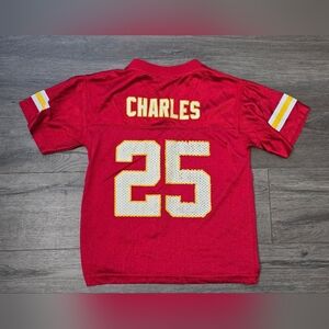 Jamaal Charles #25 Kansas City Chiefs NFL Apparel Jersey Kids Size Medium 5-6